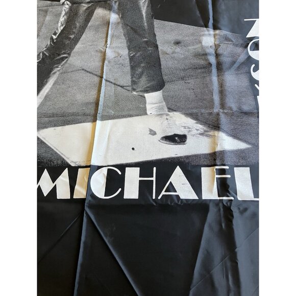 Vintage Black Flag/Banner Silk Wall Tapestry - Michael Jackson - Picture 4 of 10